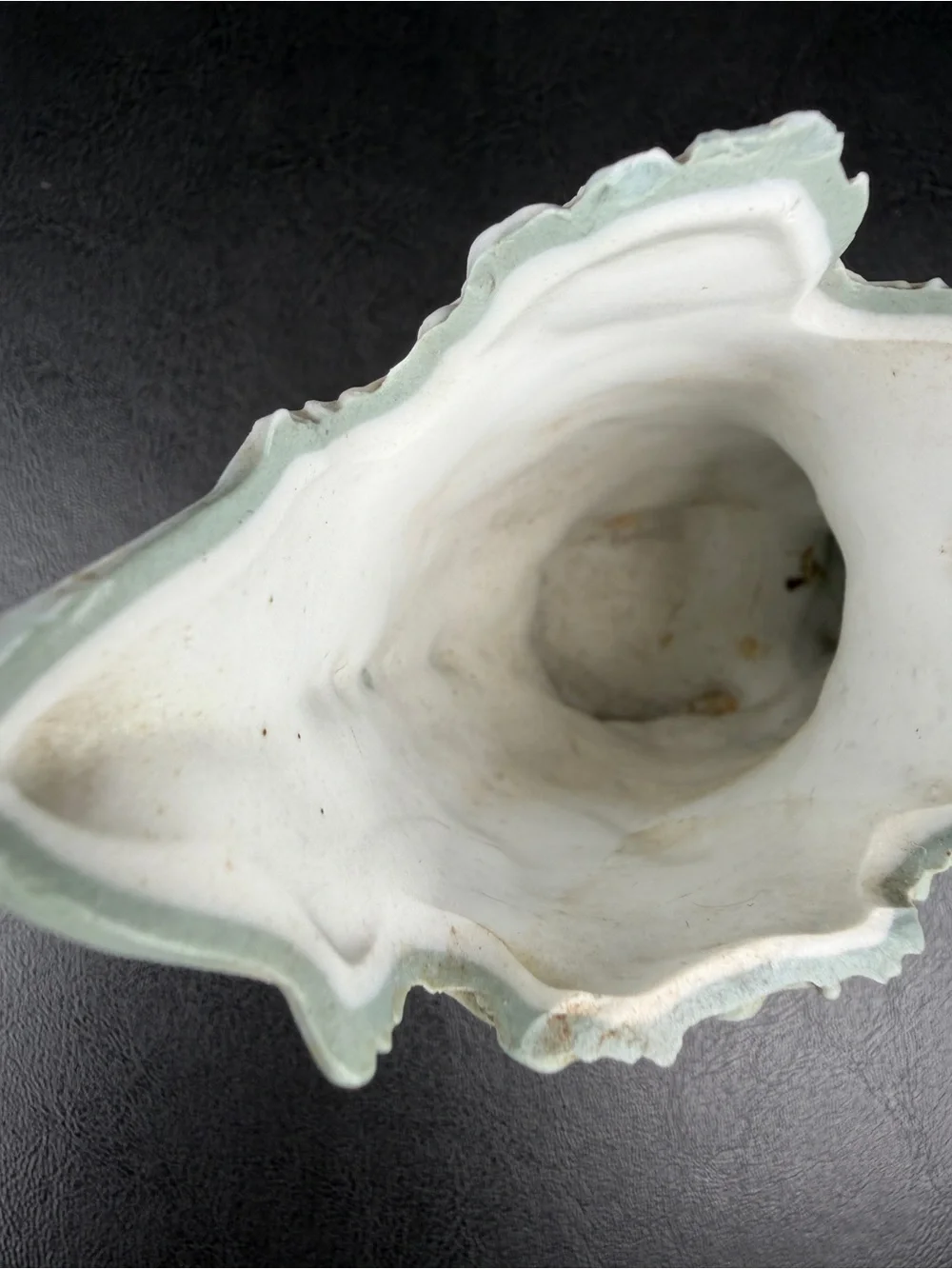 VINTAGE Rococo Cherub Bisque Vase